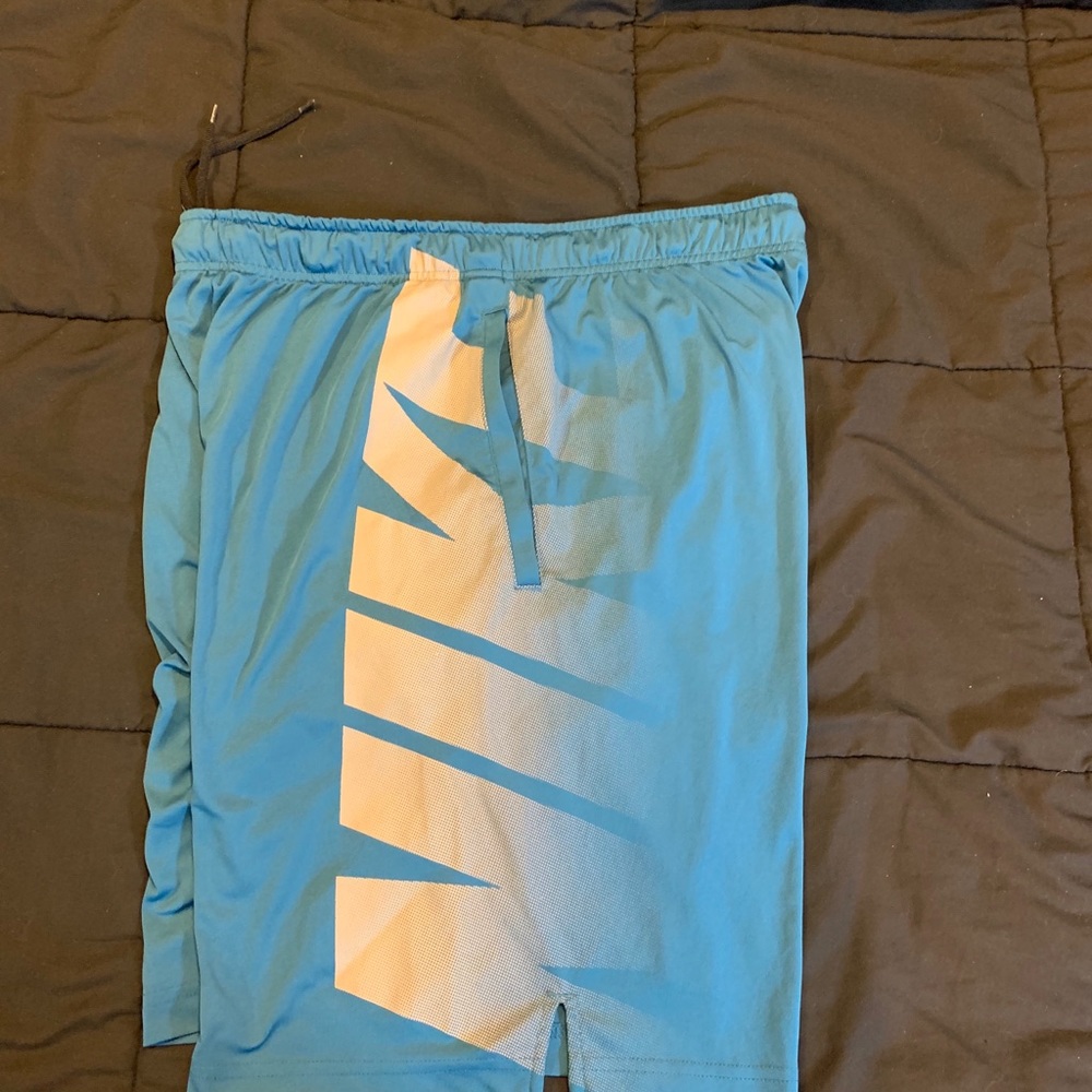 Blue Nike Athletic Shorts
